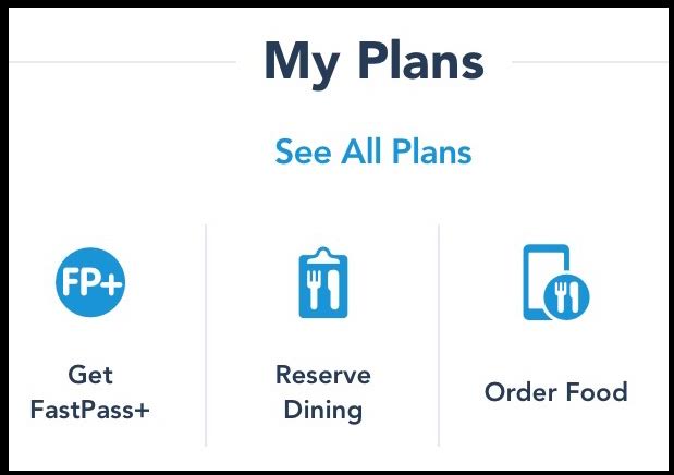 Select "Order Food" under "My Plans" to begin your mobile order