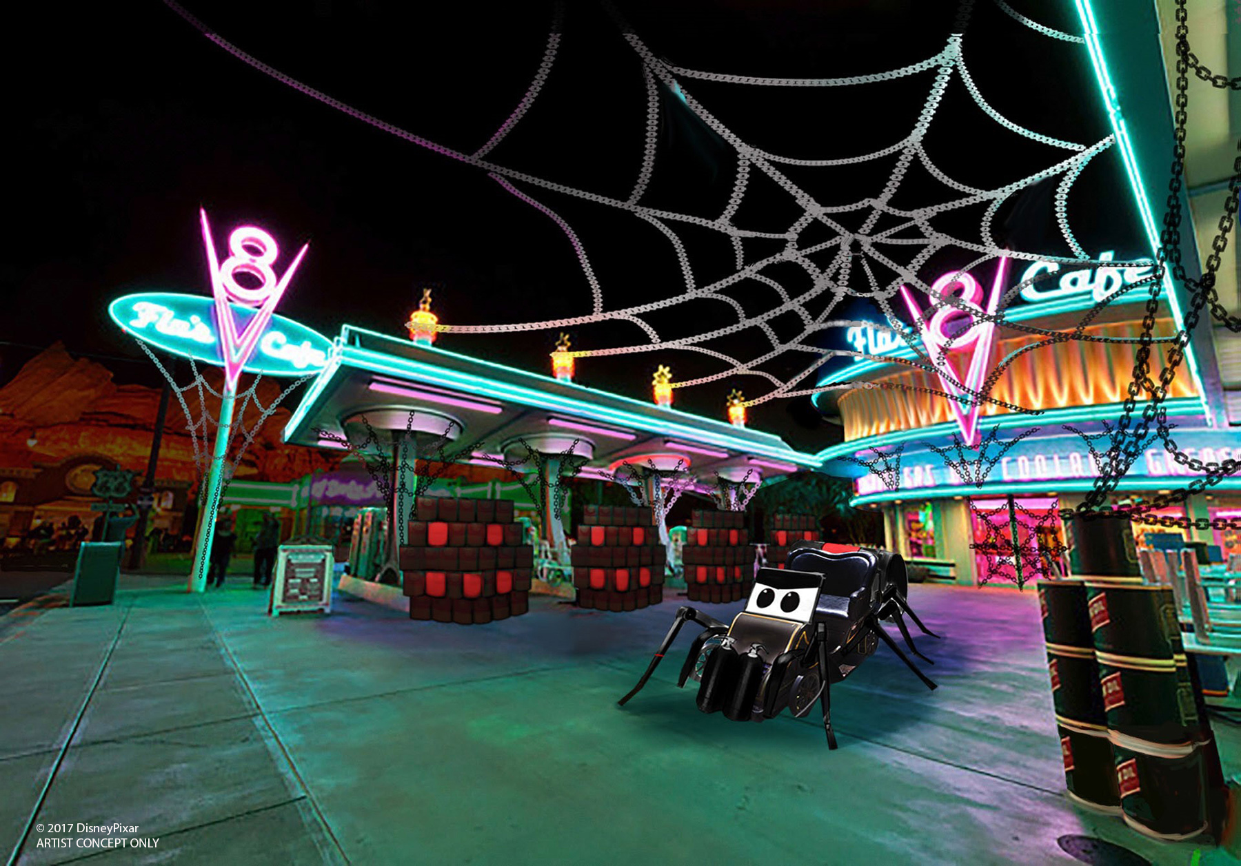 Halloween Time Expands to Cars Land and Buena Vista Street in Fun