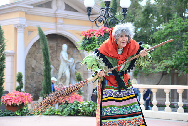 Epcot Italy's CHRISTMAS WITCH - LA BEFANA - Holidays Around The World 