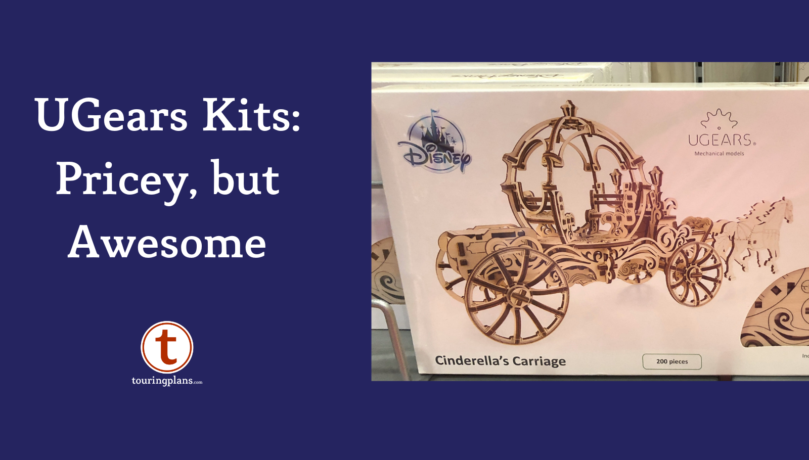 ugears cinderella carriage