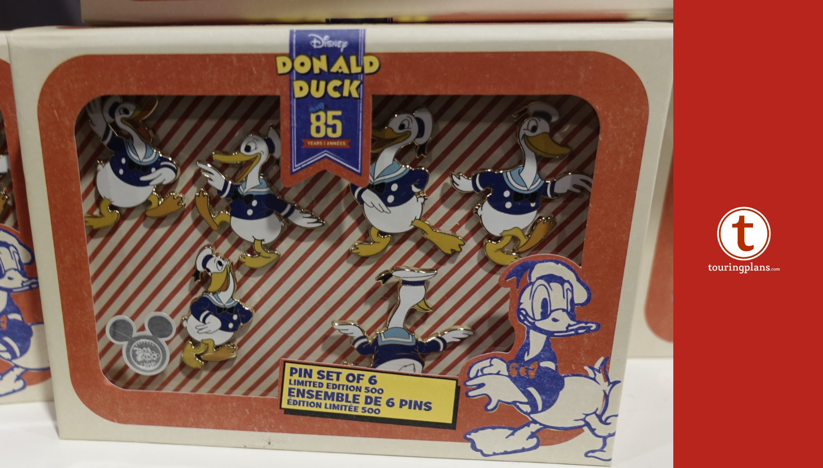 Donald Duck 85th Anniversary Disney Store Pin Set - Disney Pins Blog