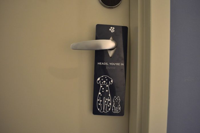 Pet Travel Hotel Door Hangers