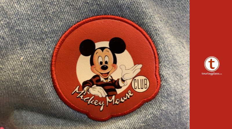 Mickey Mouse Walt Disney World 1980's Embroidered Patch - New in package  