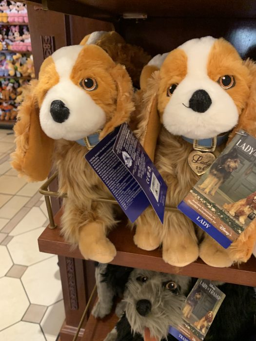 lady and the tramp plush disney store