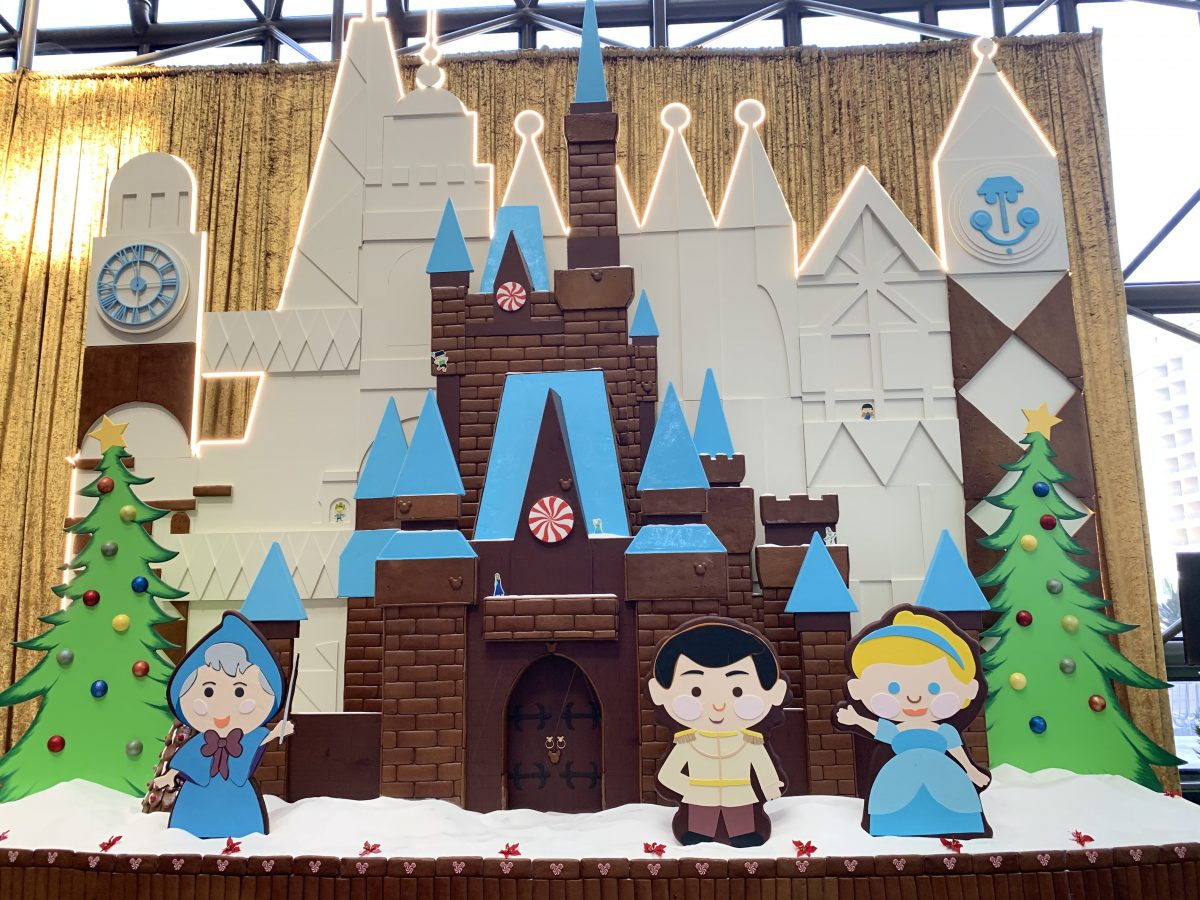 Contemporary Resort Gingerbread House Features Cinderella and Lots of
