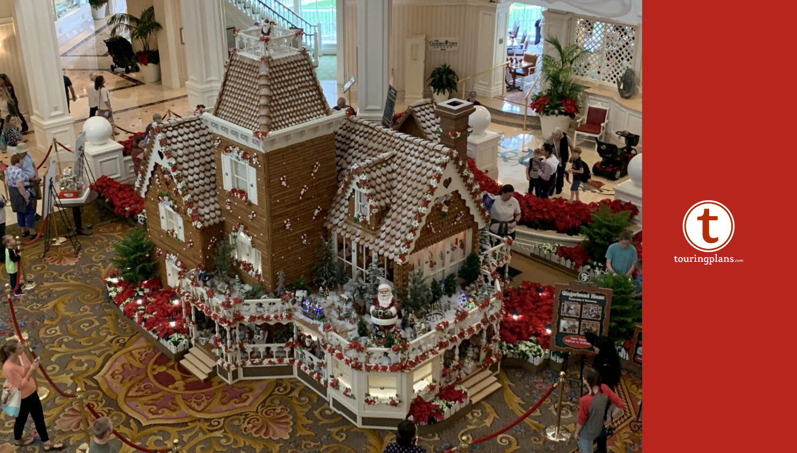 Christmas Gingerbread House at Wilderness Lodge - Disney Tourist Blog