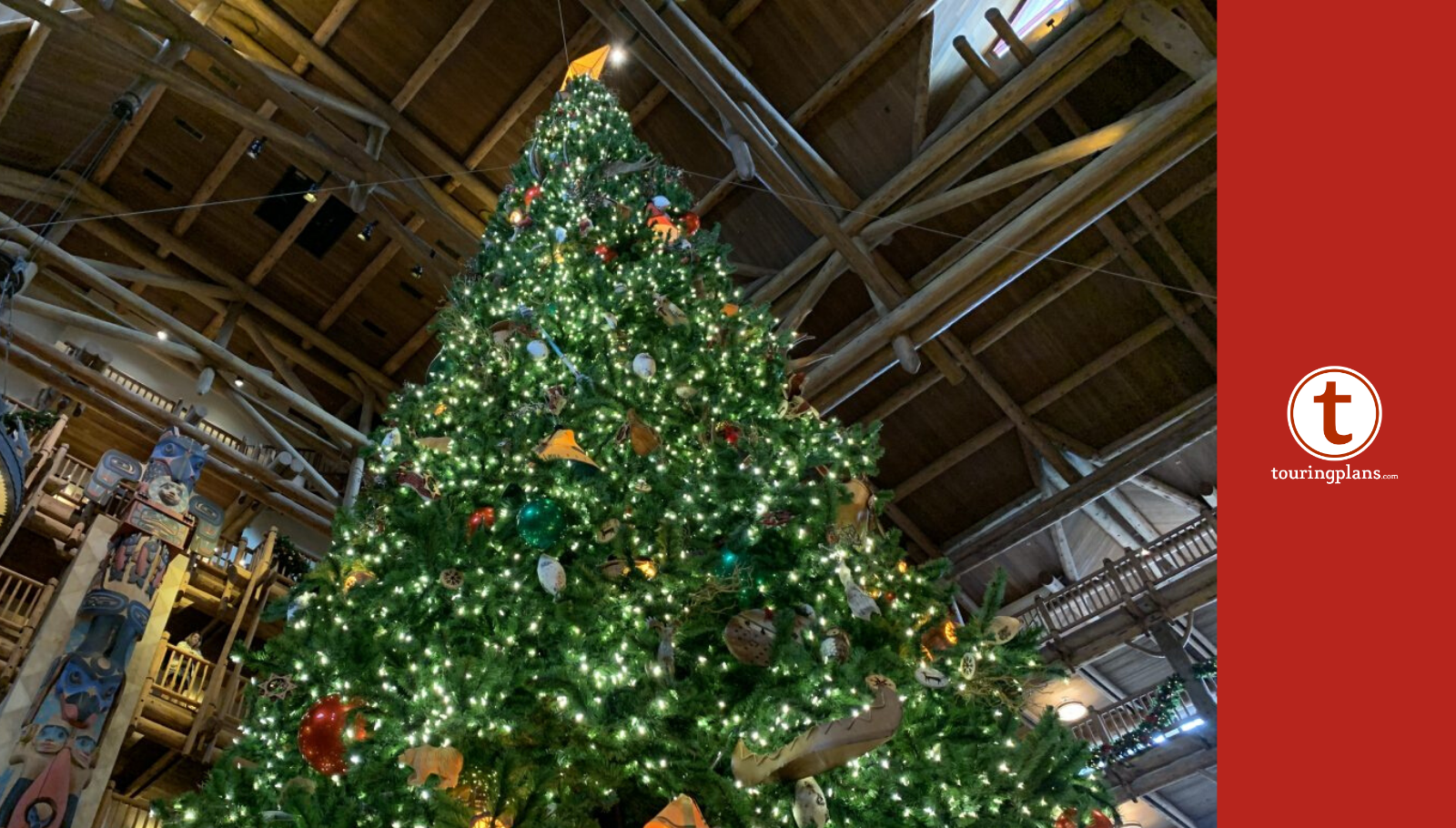 Disney's Wilderness Lodge at Christmas