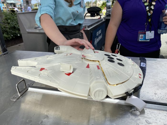 Millennium Falcon Souvenir Popcorn Bucket Arrives at Disneyland