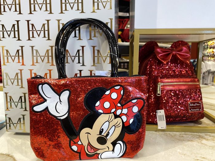 New Minnie Mouse Tote Bag Sparkles in Dazzling Red