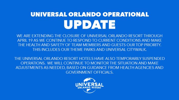 Universal Orlando Has Announced Its Reopening Date