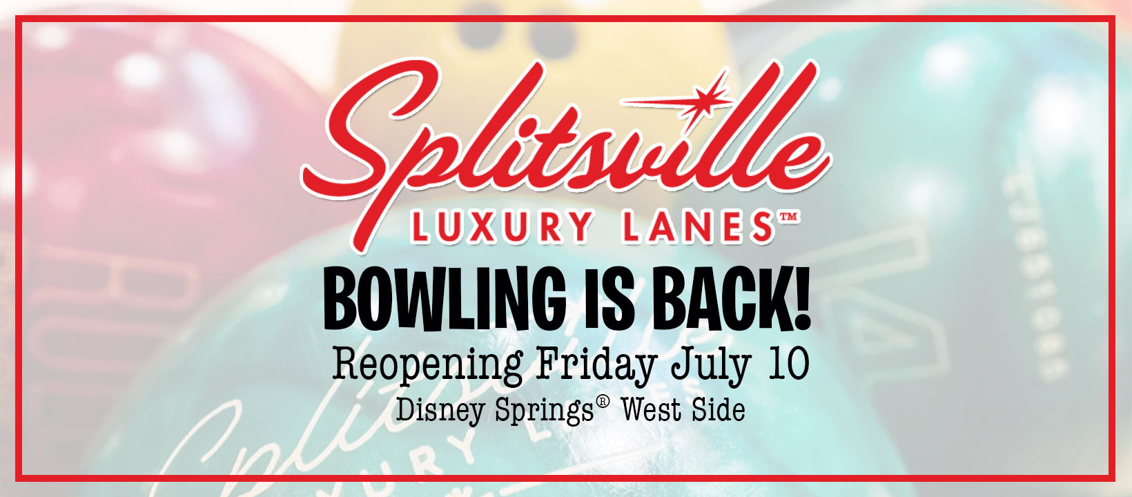 Splitsville in Disney Springs