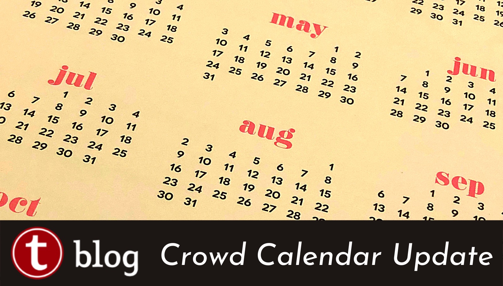 Crowd Calendar Update 