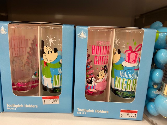 Set of 2 “toothpick” holders. Original price unknown, marked down to $8.99 plus additional