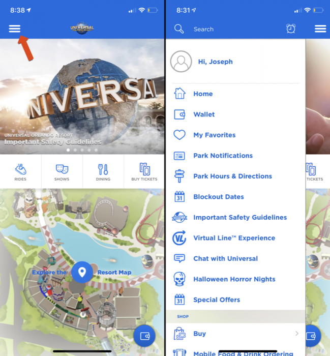 Guide to the Official Universal Orlando Resort App