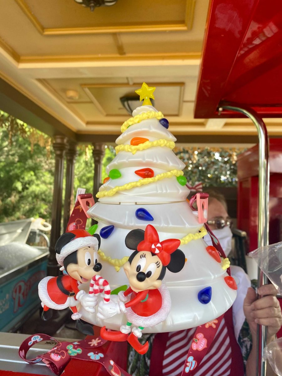 Comparing Souvenir Christmas Tree Buckets at Walt Disney World