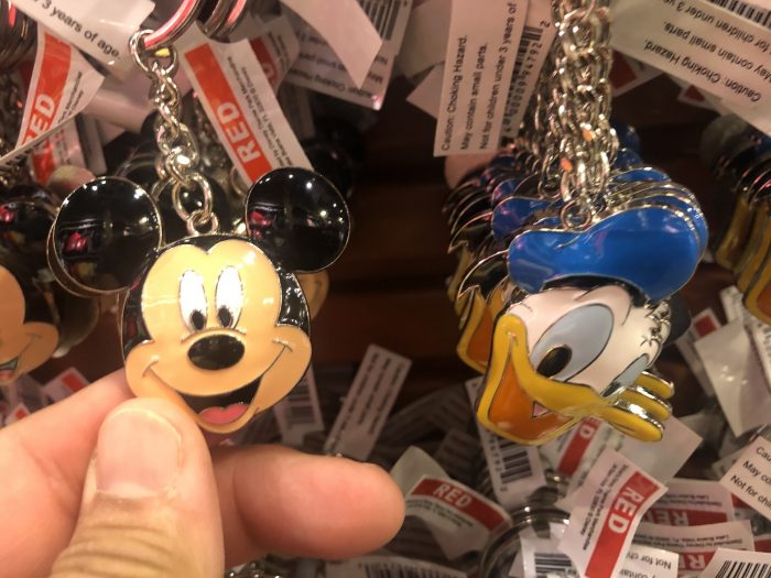 Disney Keychain - Epcot Mickey Flags Silhouette