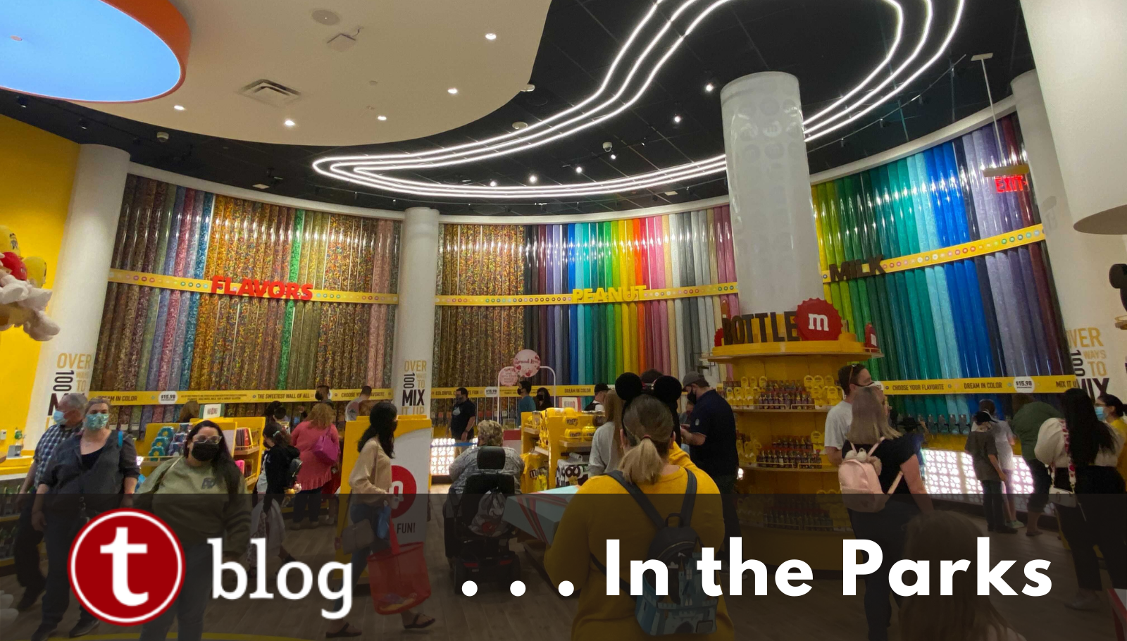 How to make personalized M&M's & tour the NEW M&M store at Disney Springs,  Orlando. M&M merchandise 