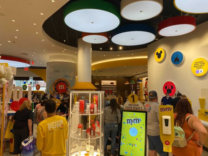 Creating Personalized M&Ms at the M&M Store at Disney Springs 