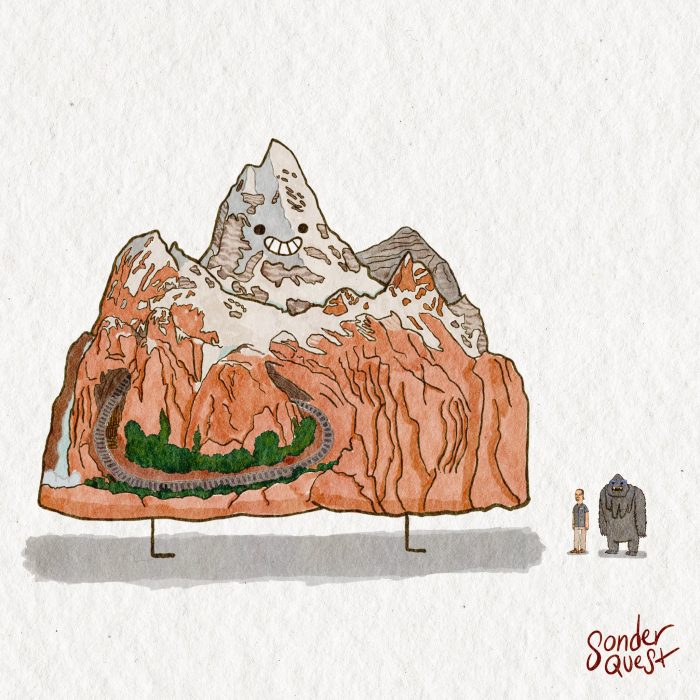 Yeti drawing for Expedition Everest  Animal kingdom disney, Disney concept  art, Walt disney imagineering