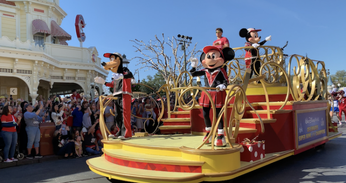 A Look Back at Last Year's Super Bowl Parade at WDW