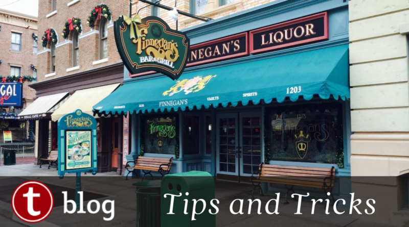 Finnegan's Bar & Grill (full-service) at Universal Studios Florida