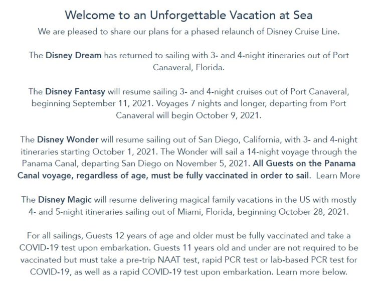 Top Five Tips for Sailing on Disney Cruise Line Right Now