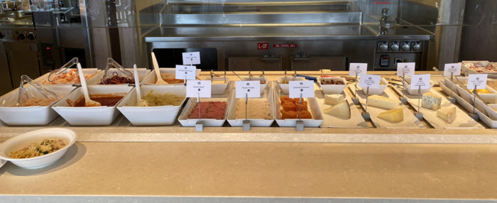 Image of the Marketplace Charcuterie Station on Crystal Symphony