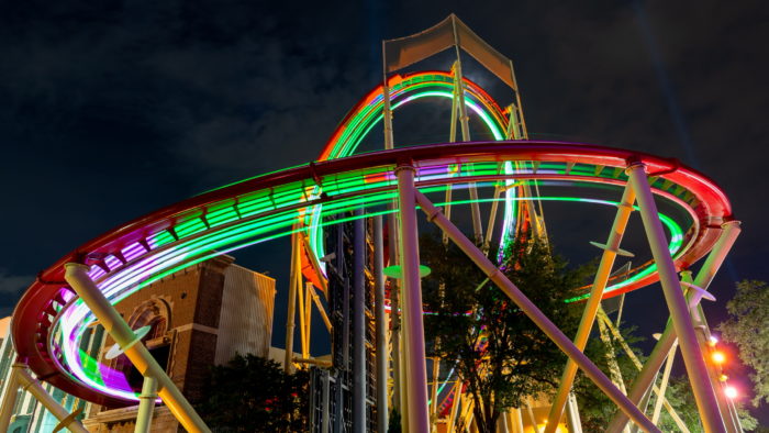 Hollywood Rip Ride Rockit Roller Coaster Front Seat POV Universal Studios  Orlando 2020 