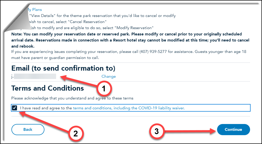 Making a Park Pass Reservation - 407&Beyond Vacation Co.