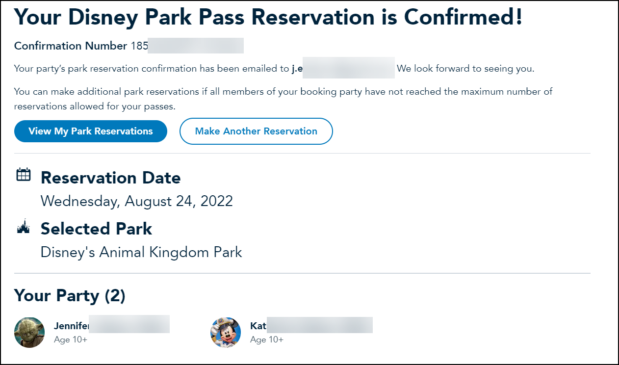 Disney Park Pass: How to Make & Modify Disney World Park