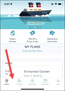 Navigating the bottom icon bar in DCL Navigator
