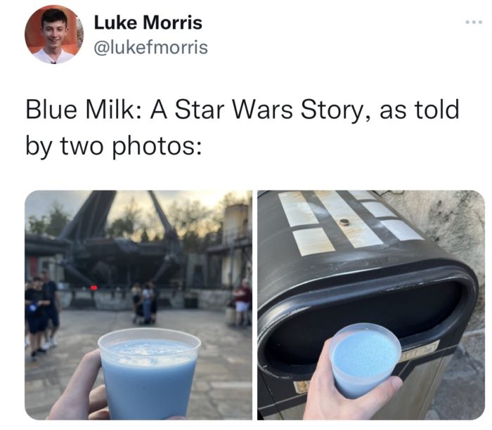 Blue Milk : Star Wars - Fictitiously Delicious Blue Milk : Star Wars