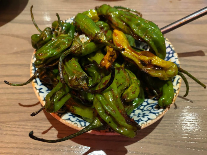 Toledo Tapas and Steak Shishito Peppers