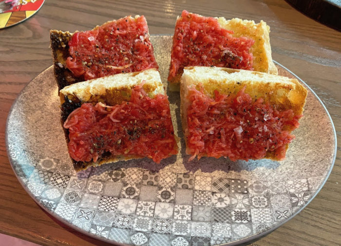 Toledo Tapas and Steak Pan con Tomate
