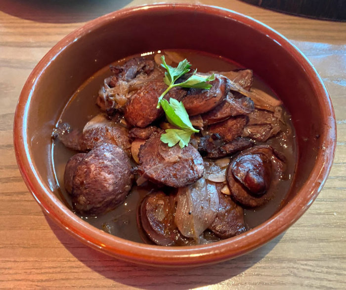 Toledo Tapas and Steak Rioja-braised chorizo