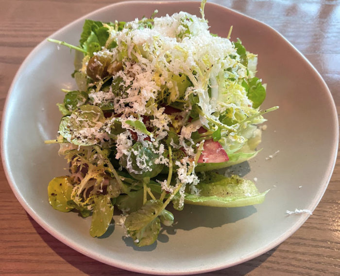 Toledo Tapas and Steak Romaine Salad