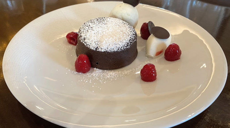 Topolino's Terrace Warm Chocolate Cake