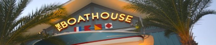 Where to park and directions for the Boathouse in Disney Springs section image: The Boathouse Sign