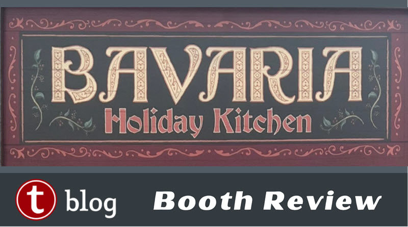 Bavaria Holiday Kitchen booth review cover image showing logo art from the menu board