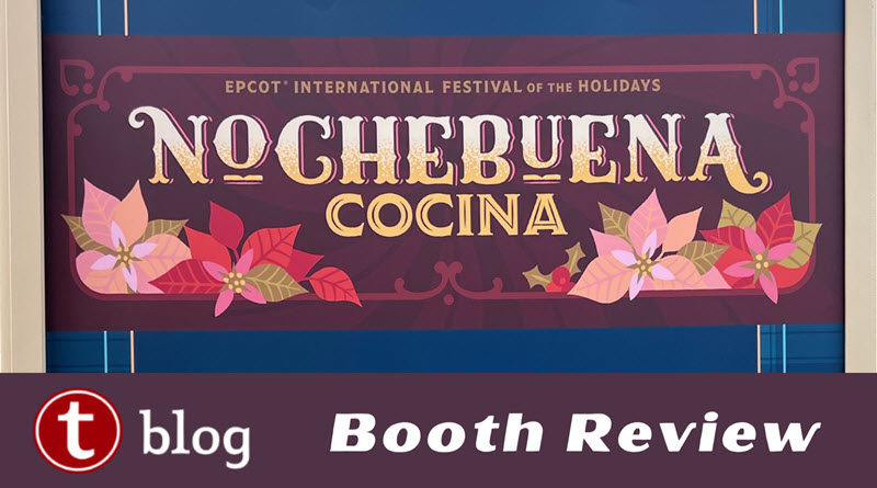 Nochebuena Cocina Holiday Kitchen Booth Review cover image showing the top of the menu board design