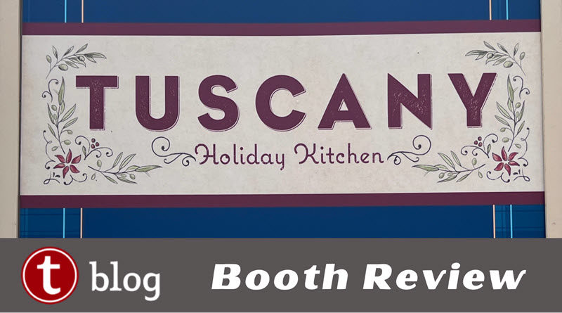 Tuscany Holiday Kitchen Review cover image showing logo art from the menu board