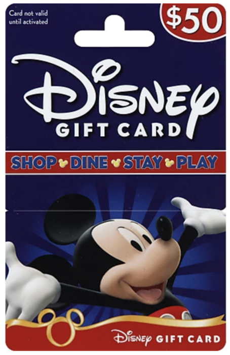 Disney Gift Card  One Card. A World of Possibilities!